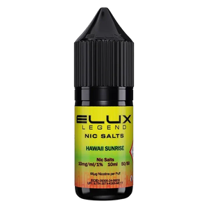 Hawaii Sunrise Elux Legend Nic Salt Vape Juice