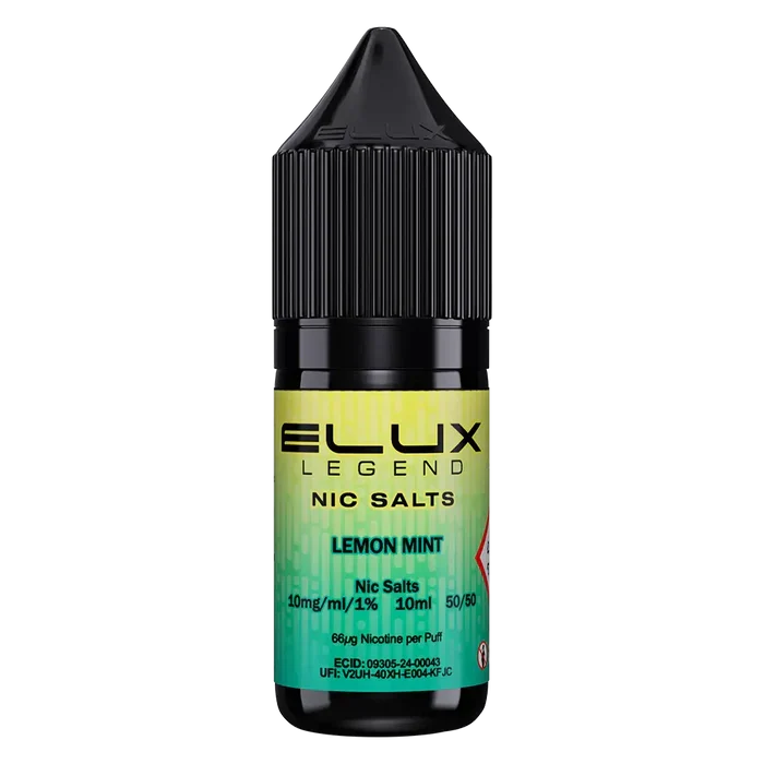 Lemon Mint Elux Legend Nic Salt Vape Juice - Scent Vape