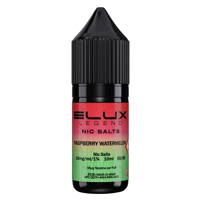 Raspberry Watermelon Elux Legend Nic Salt Vape Juice - Scent Vape