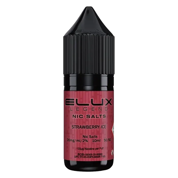 Strawberry Ice Elux Legend Nic Salt Vape Juice