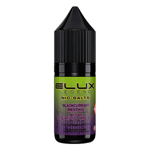 Blackcurrant Menthol Elux Legend Nic Salt Vape Juice