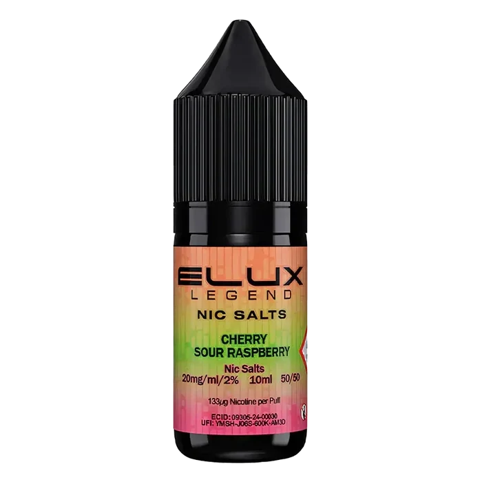 Cherry Sour Raspberry Elux Legend Nic Salt Vape Juice