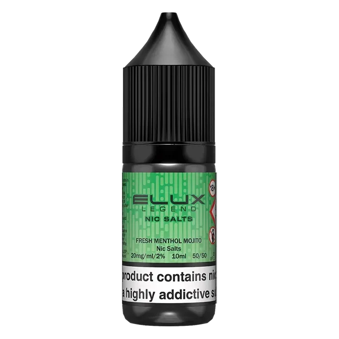 Fresh Menthol Mojito Elux Legend Nic Salt Vape Juice