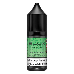 Fresh Menthol Mojito Elux Legend Nic Salt Vape Juice