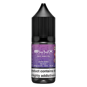 Grape Elux Legend Nic Salt Vape Juice