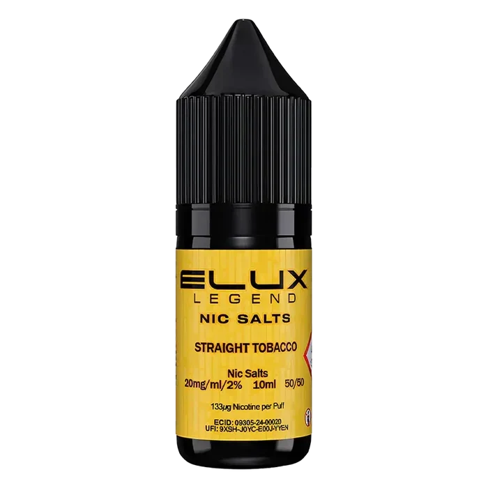 Straight Tobacco Elux Legend Nic Salt E-Liquid