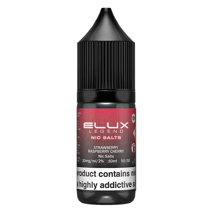 Strawberry Raspberry Cherry Elux Legend Nic Salt E-Liquid