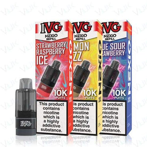 2 x IVG -NEXiO 10ml Prefilled Pod — lasts up to 10,000 puffs