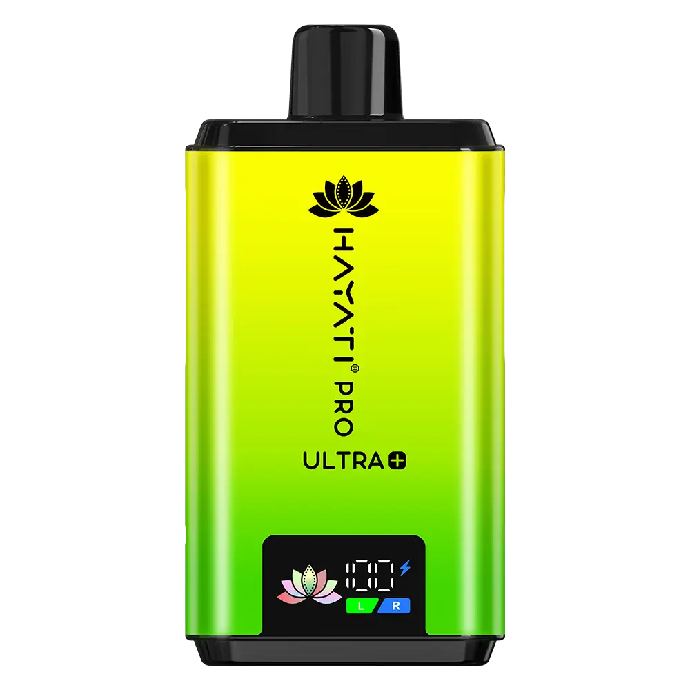Hayati Pro Ultra Plus 25000 Lemon & Lime Prefilled Pod Kit.
