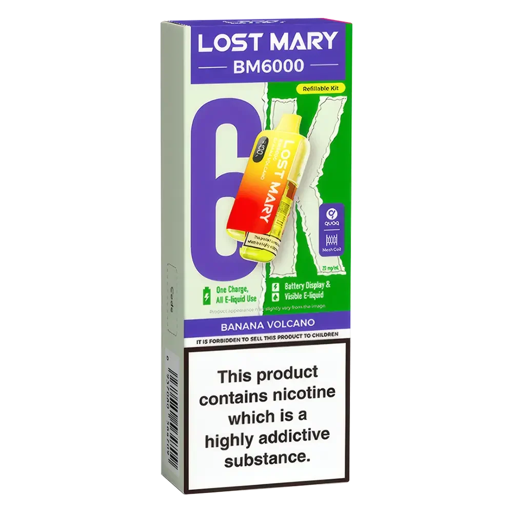 Lost Mary BM6000 Banana Volcano Prefilled Pod Kit - Scent Vape