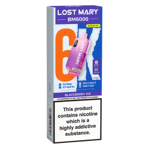 Lost Mary BM6000 Blackberry Ice Prefilled Pod Kit - Scent Vape