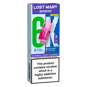 Lost Mary BM6000 Blueberry Cherry Cranberry Prefilled Pod Kit - Scent Vape