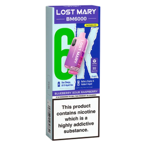 Lost Mary BM6000 Blueberry Sour Raspberry Prefilled Pod Kit - Scent Vape