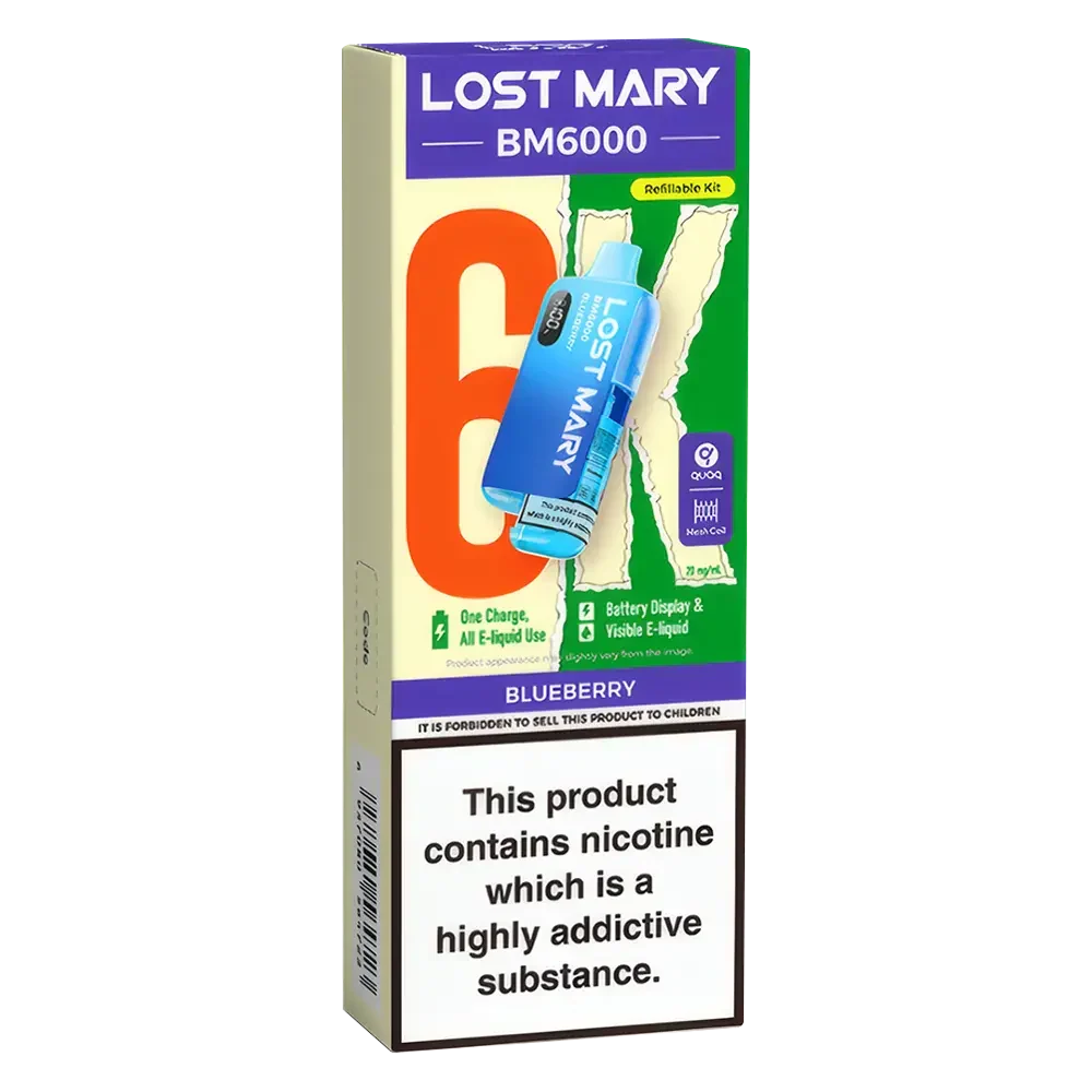 Lost Mary BM6000 Blueberry Prefilled Pod Kit - Scent Vape