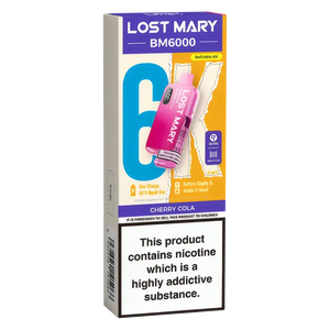 Lost Mary BM6000 Cherry Cola Prefilled Pod Kit - Scent Vape