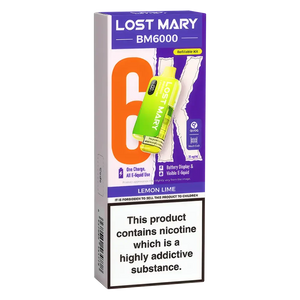 Lost Mary BM6000 Lemon Lime Prefilled Pod Kit - Scent Vape