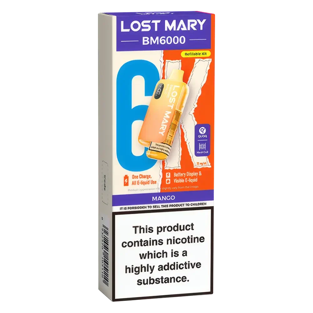 Lost Mary BM6000 Mango Prefilled Pod Kit - Scent Vape
