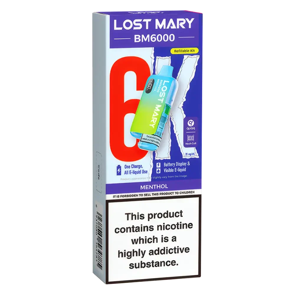 Lost Mary BM6000 Menthol Prefilled Pod Kit - Scent Vape