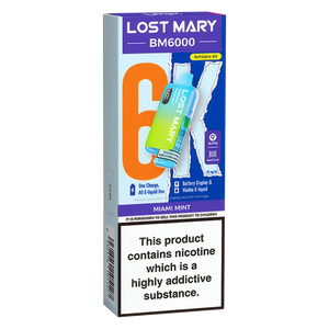 Lost Mary BM6000 Miami Mint Prefilled Pod Kit - Scent Vape