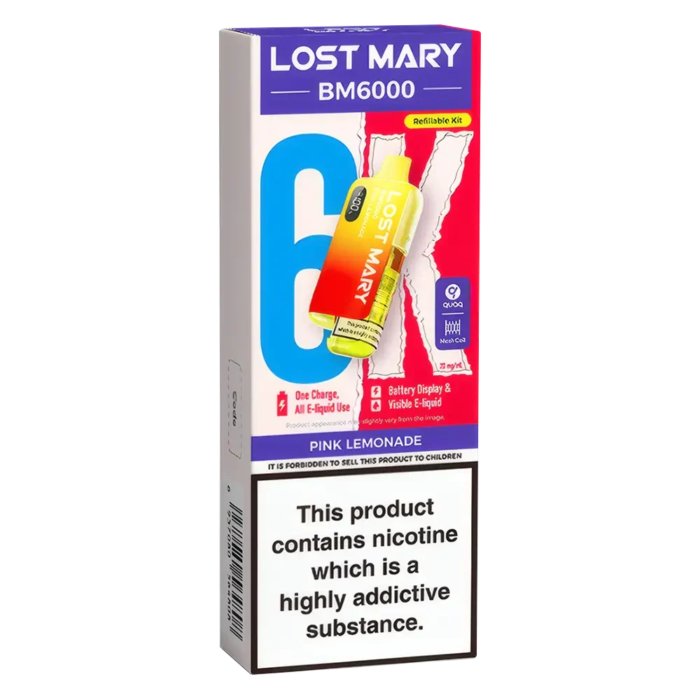 Lost Mary BM6000 Pink Lemonade Prefilled Pod Kit - Scent Vape