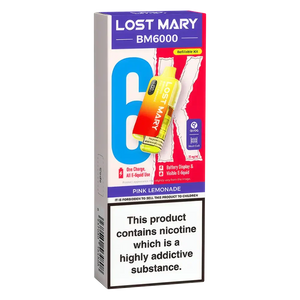 Lost Mary BM6000 Pink Lemonade Prefilled Pod Kit - Scent Vape