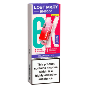 Lost Mary BM6000 Strawberry Ice Prefilled Pod Kit - Scent Vape