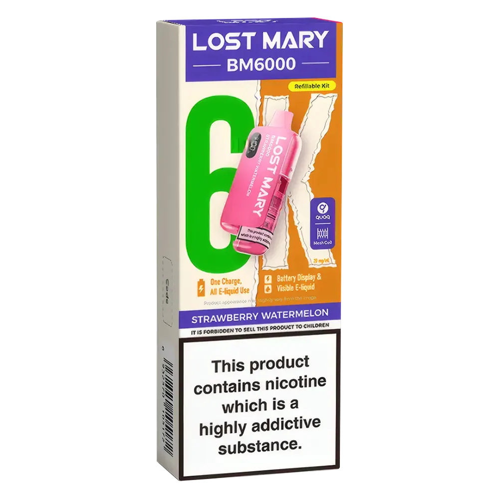 Lost Mary BM6000 Strawberry Watermelon Prefilled Pod Kit - Scent Vape