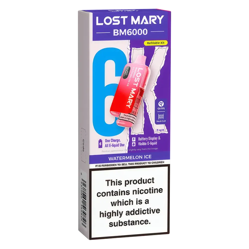 Lost Mary BM6000 Watermelon Ice Prefilled Pod Kit - Scent Vape