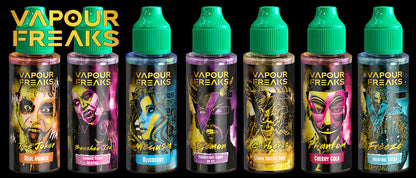 Vapour Freaks 100ml Shortfill E-Liquid – Premium UK Vape Juice | 70VG/30PG