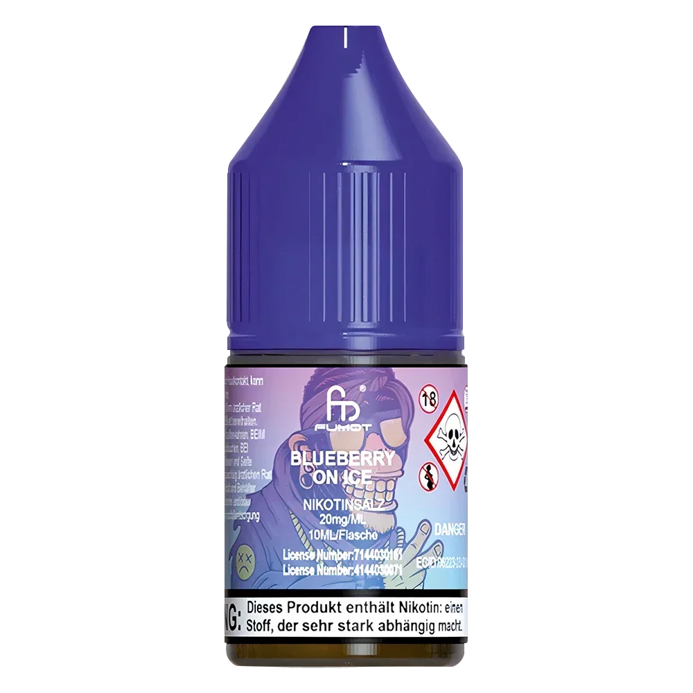 R And M Tornado 7000 Blueberry On Ice Nic Salt Vape Juice - Scent Vape