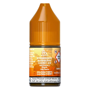 R And M Tornado 7000 Strawberry Raspberry Cherry Ice Nic Salt Vape Juice - Scent Vape