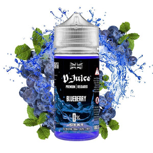 V Juice Premium E-Liquid 100ML | Blueberry with 2 Nic shots