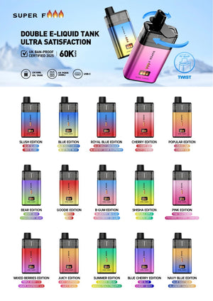 Superfire Ultra Fusion 60K Prefilled Pod Kit