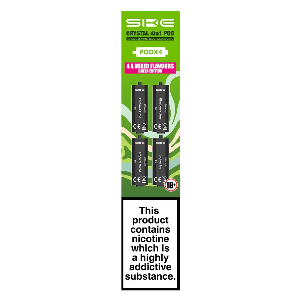 SKE Crystal 4 in 1 Prefilled Pods - Scent Vape
