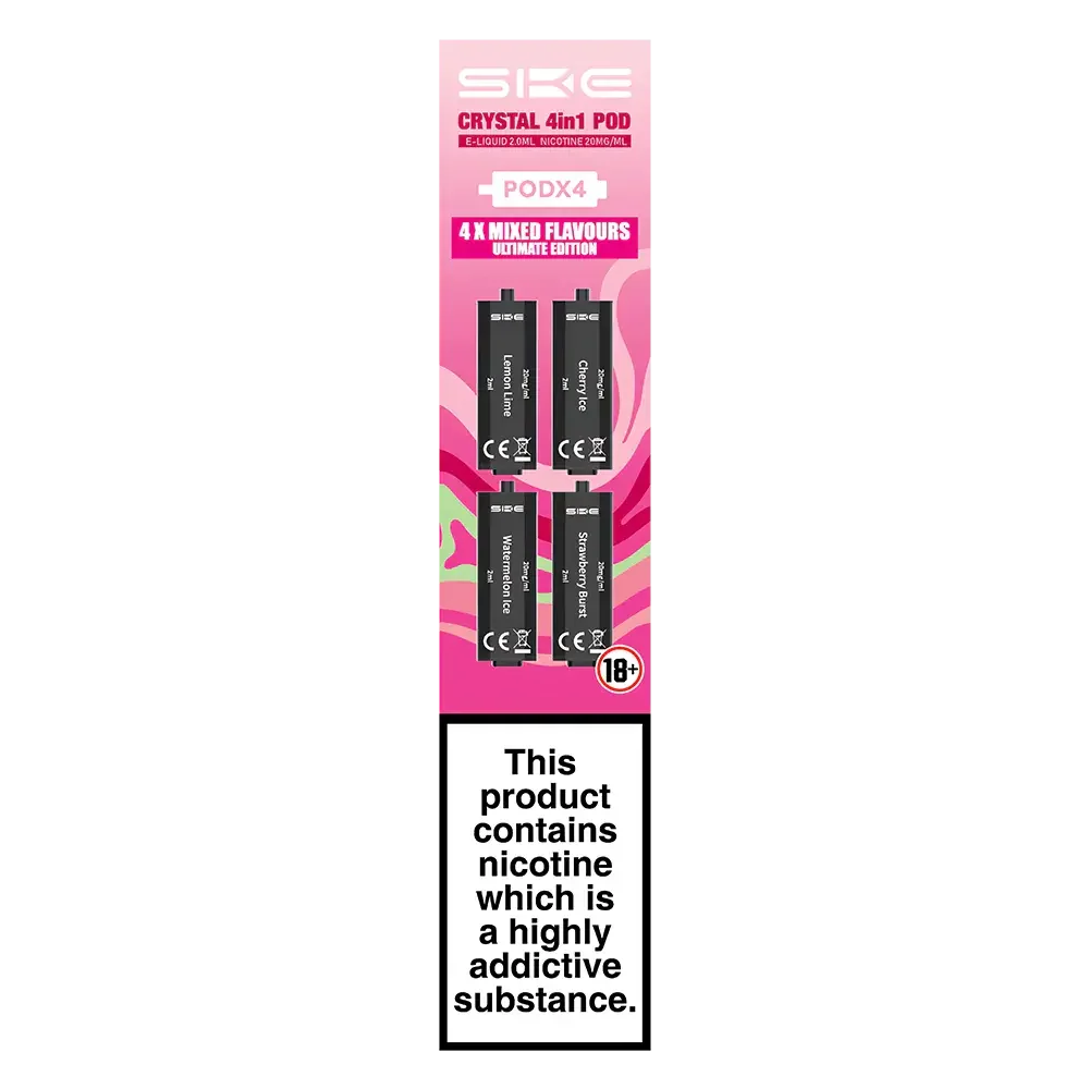SKE Crystal 4 in 1 Prefilled Pods - Scent Vape
