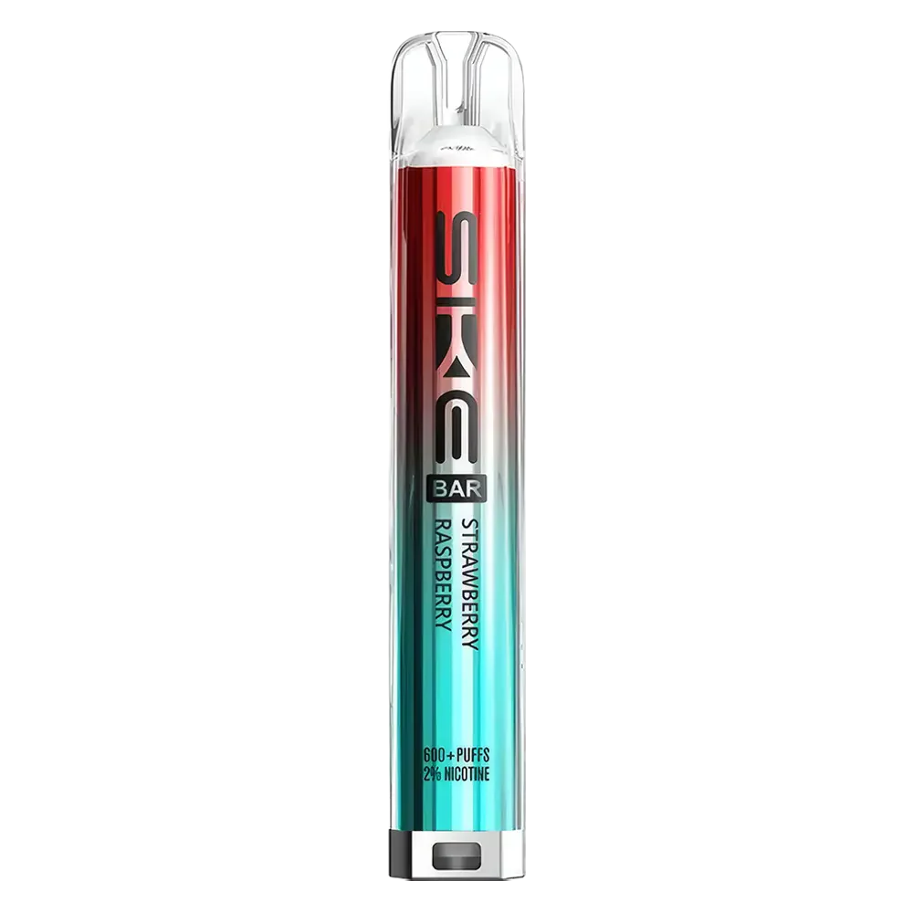 SKE Crystal Bar 600 Strawberry Raspberry Prefilled Pod Kit - Scent Vape