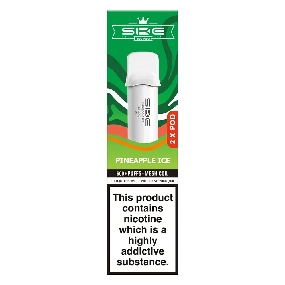 SKE Crystal Bar 600 Pro Prefilled Pods - Scent Vape