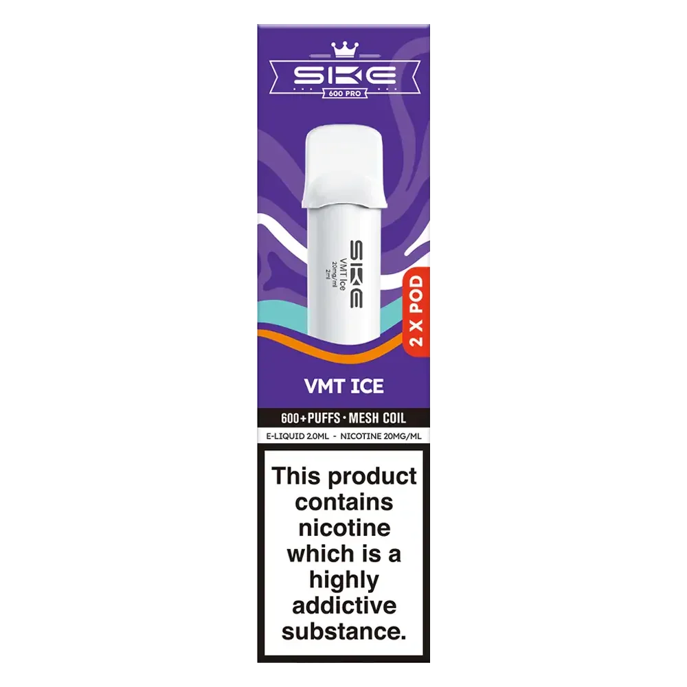 SKE Crystal Bar 600 Pro Prefilled Pods - Scent Vape