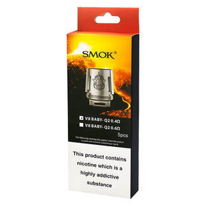 SMOK V8 Baby Replacement Coils - 5 Pack - Scent Vape