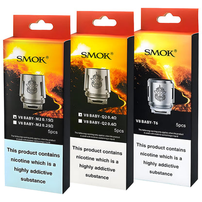 SMOK V8 Baby Replacement Coils - 5 Pack - Scent Vape